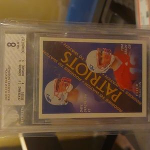 TOM BRADY ROOKIE CARD FLEER TRADITION